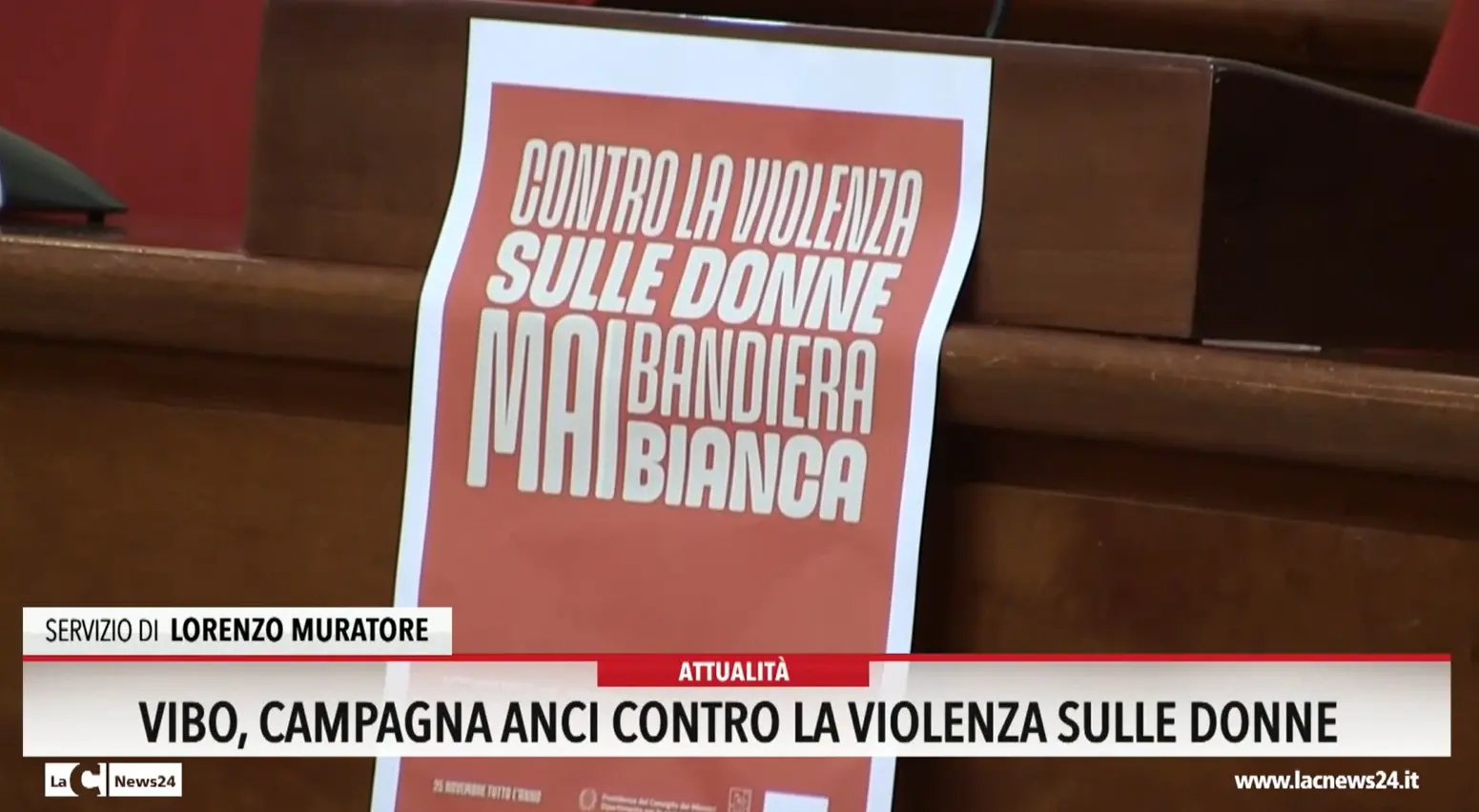 Vibo, campagna Anci contro la violenza sulle donne