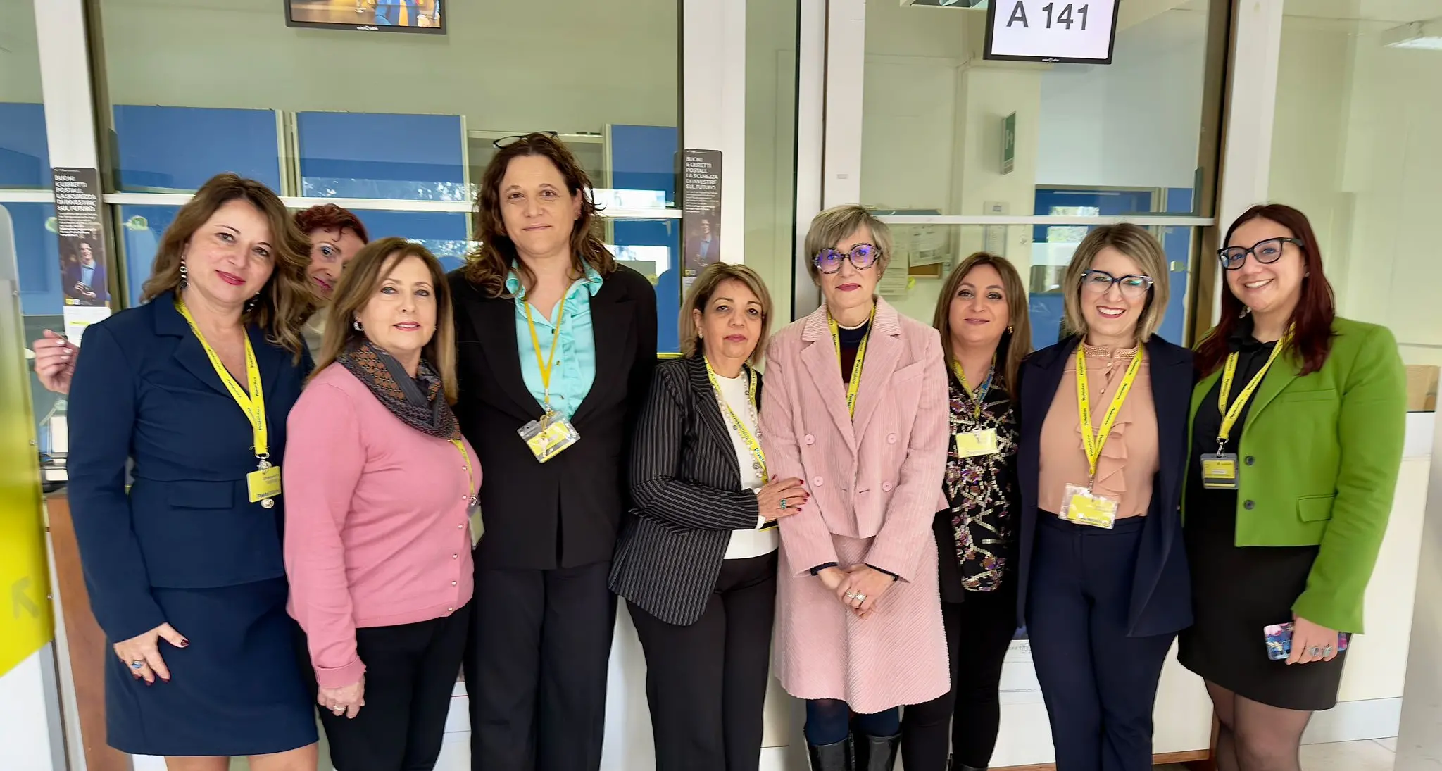 A Crotone l’ufficio postale più “rosa” della Calabria: tutte le dipendenti (nove) sono donne\n