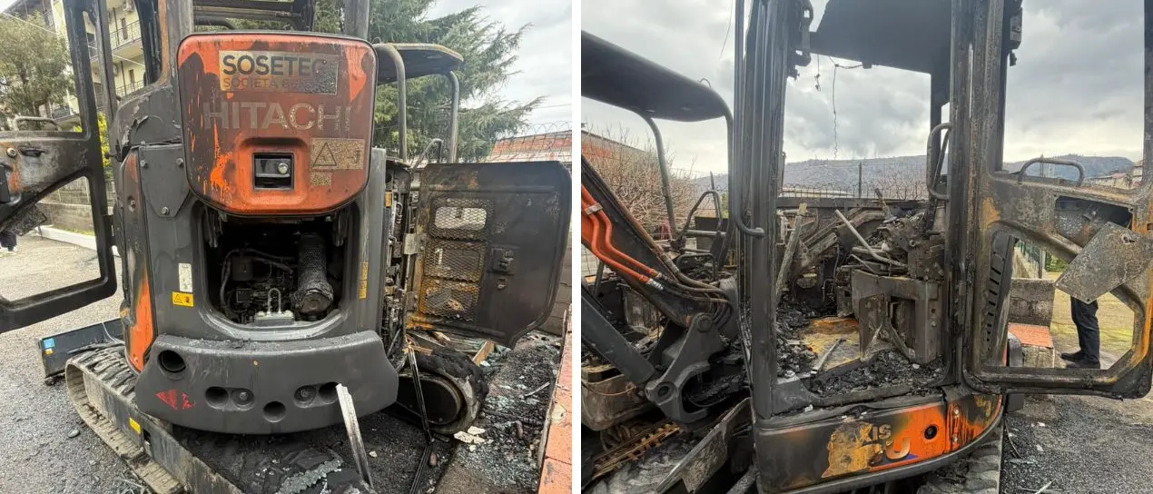 Sinopoli, incendiati due mezzi meccanici di un’impresa. Fillea Cgil: «Gravissima intimidazione»\n