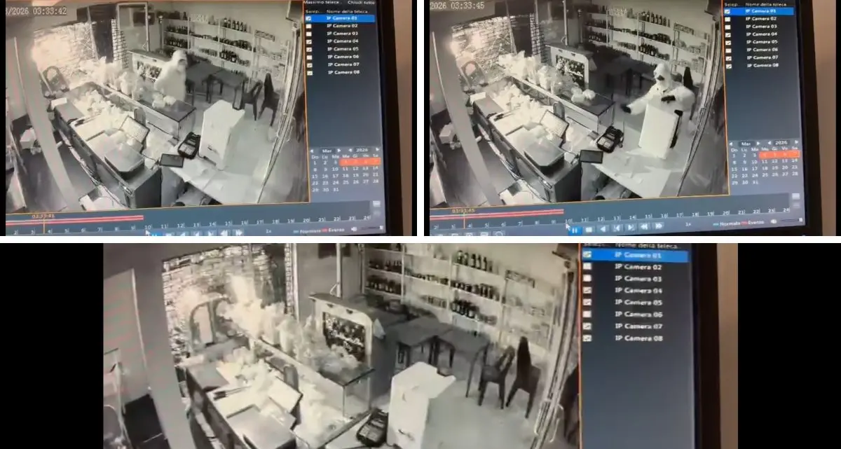 Sfondano la saracinesca di un negozio e prelevano una cassa automatica: furto con spaccata tra Rende e Montalto\n