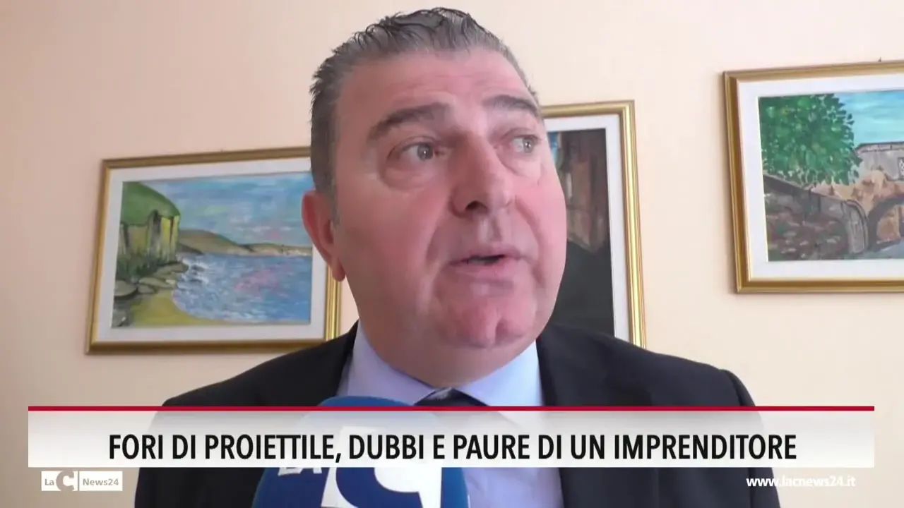 Fori di proiettile dubbi e paure di un imprenditore