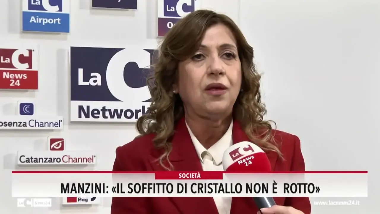 Manzini: il soffitto di cristallo non è rotto