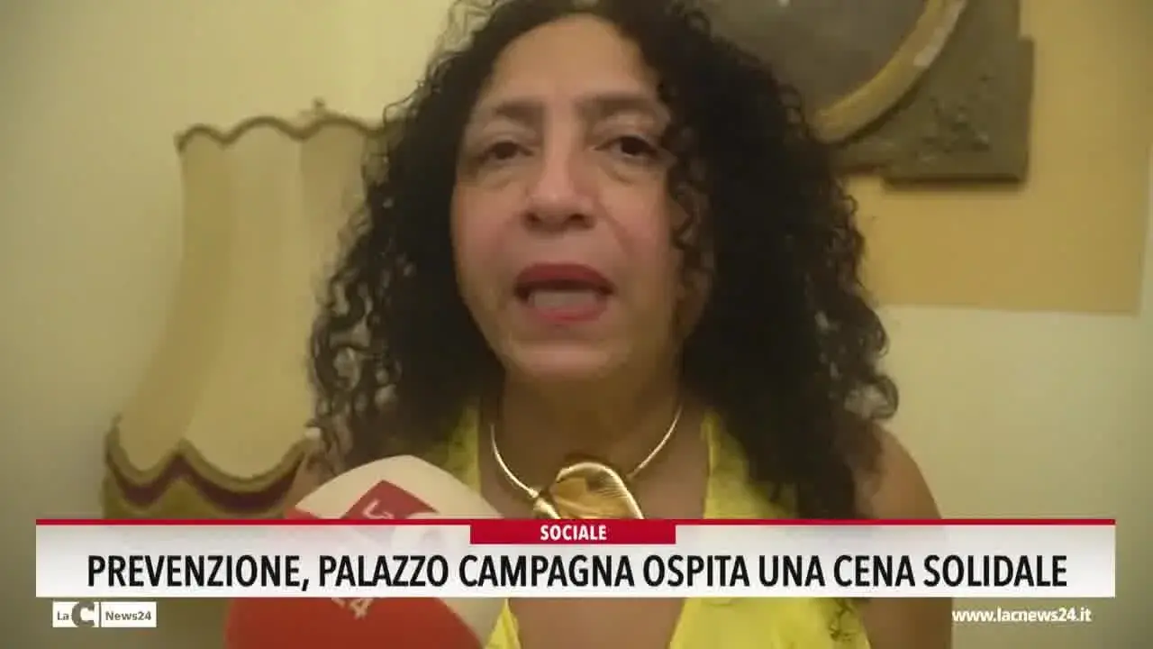 Prevenzione palazzo Campagna ospita una cena solidale