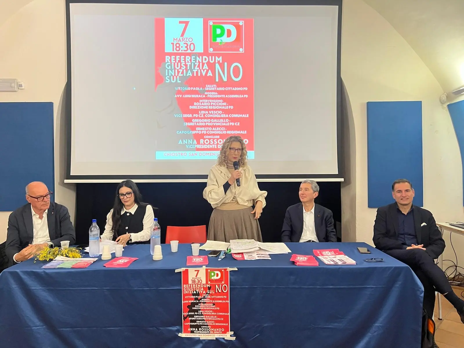 Giustizia, il no alla riforma del\u00A0Pd di Lamezia Terme: all’incontro la vicepresidente del Senato Rossomando\n