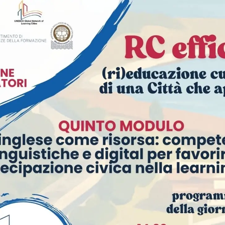 Reggio, al via l’ultimo modulo del percorso #RCEfficacy su competenze linguistiche e digitali