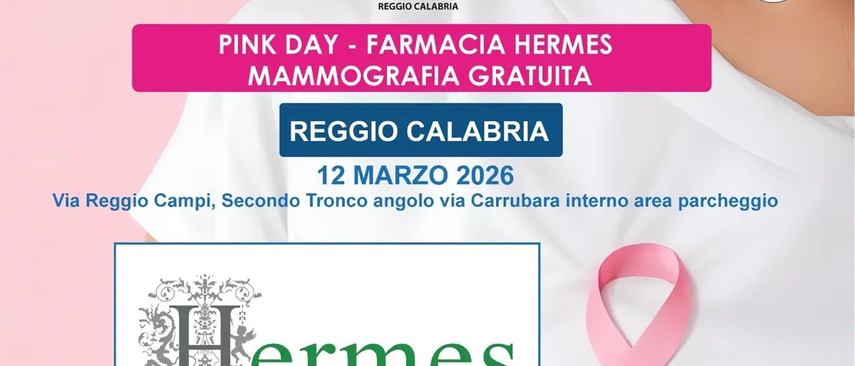 Mammografie gratuite Pam\u00A0Italia a Reggio:\u00A011 e 12 marzo i Pink day\n