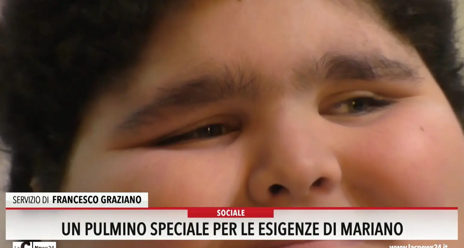 Un pulmino speciale per le esigenze di Mariano
