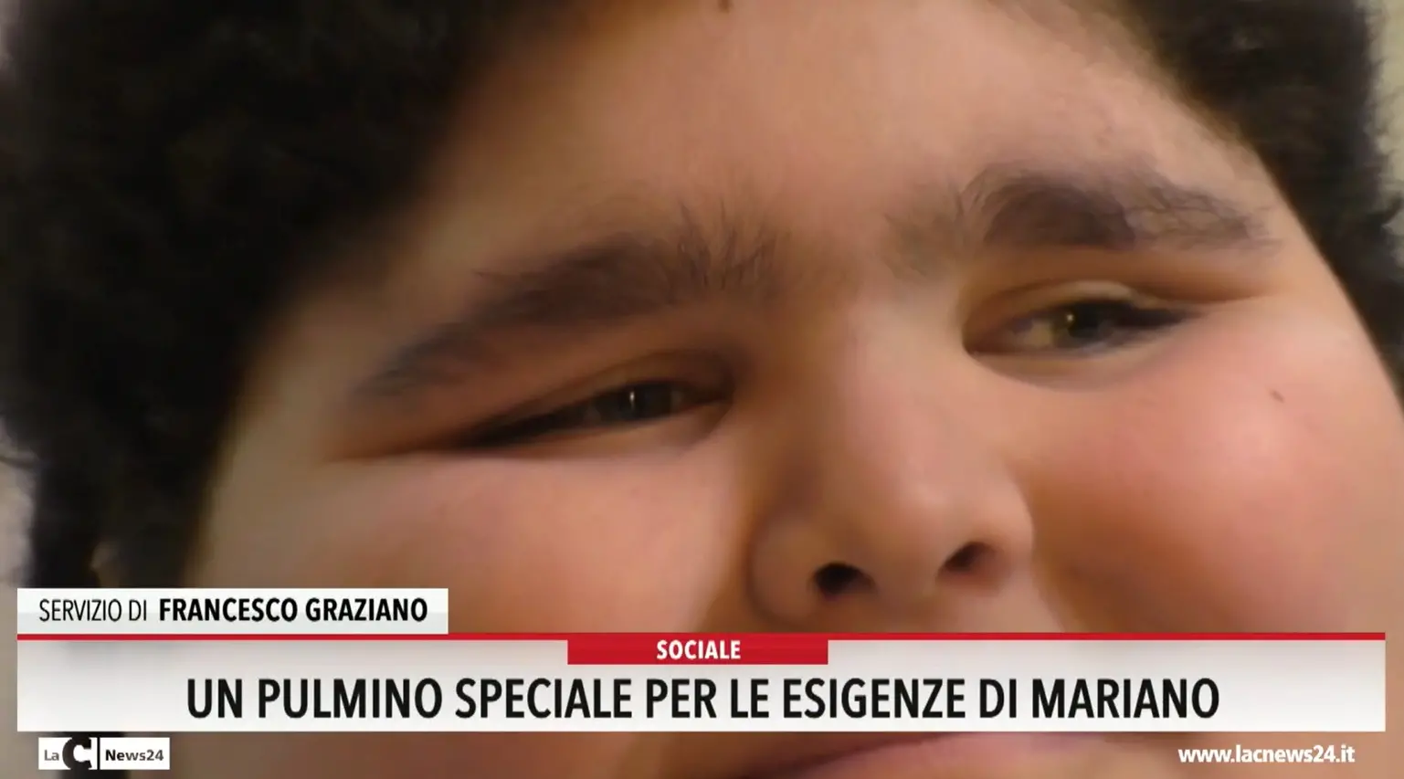 Un pulmino speciale per le esigenze di Mariano