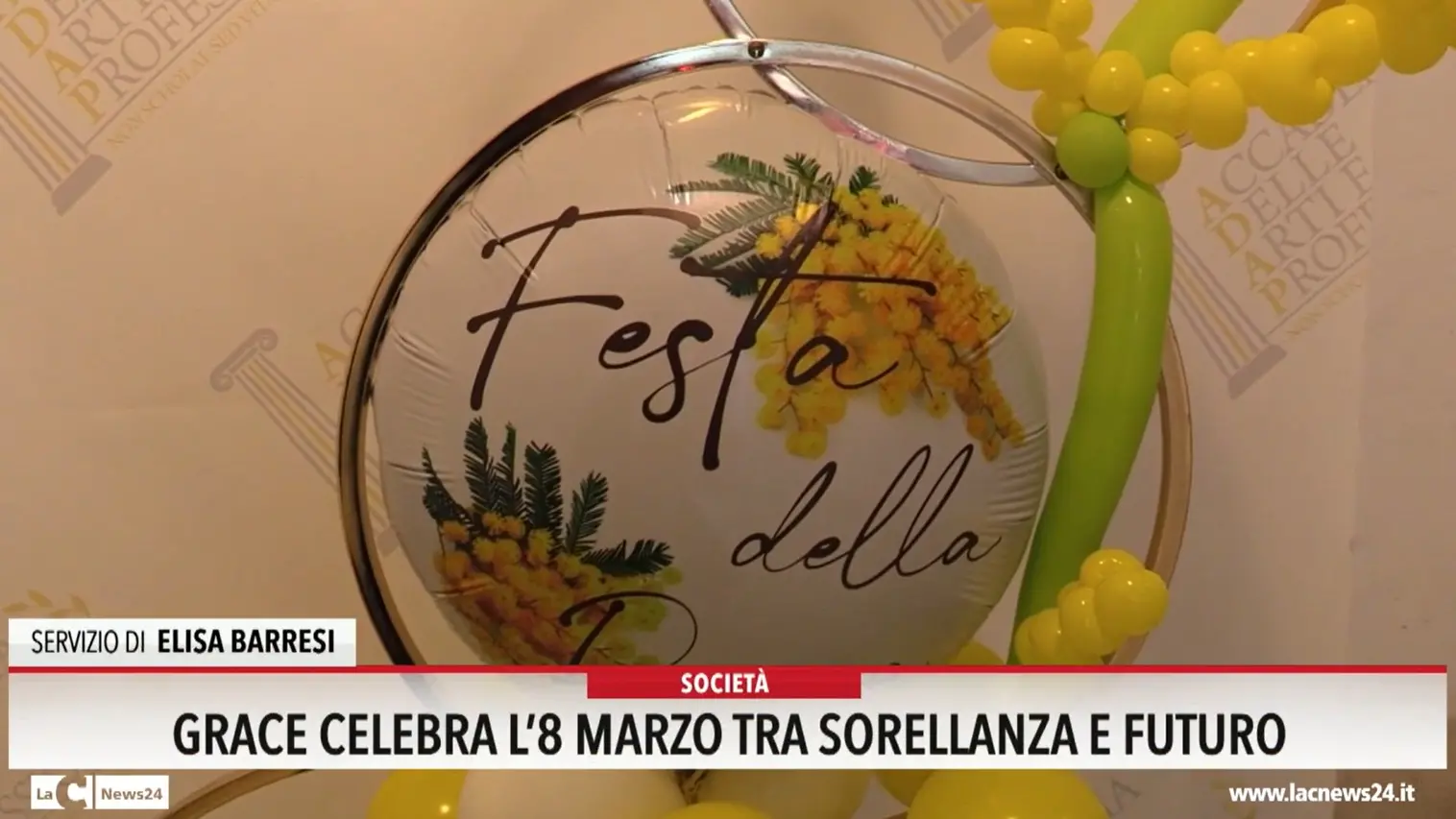 Grace celebra l'8 marzo tra sorellanza e futuro