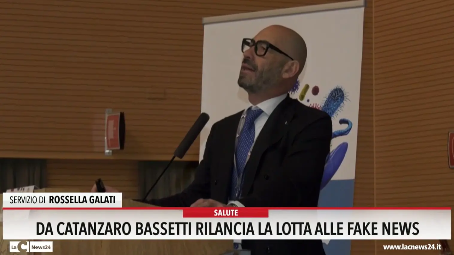Da Catanzaro Bassetti rilancia la lotta alle fake news