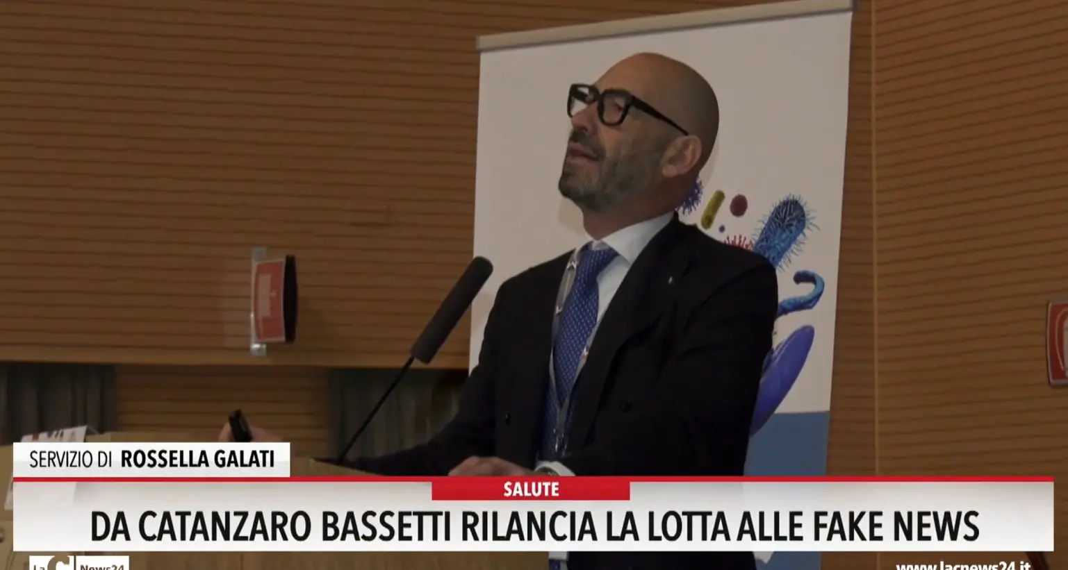 Da Catanzaro Bassetti rilancia la lotta alle fake news