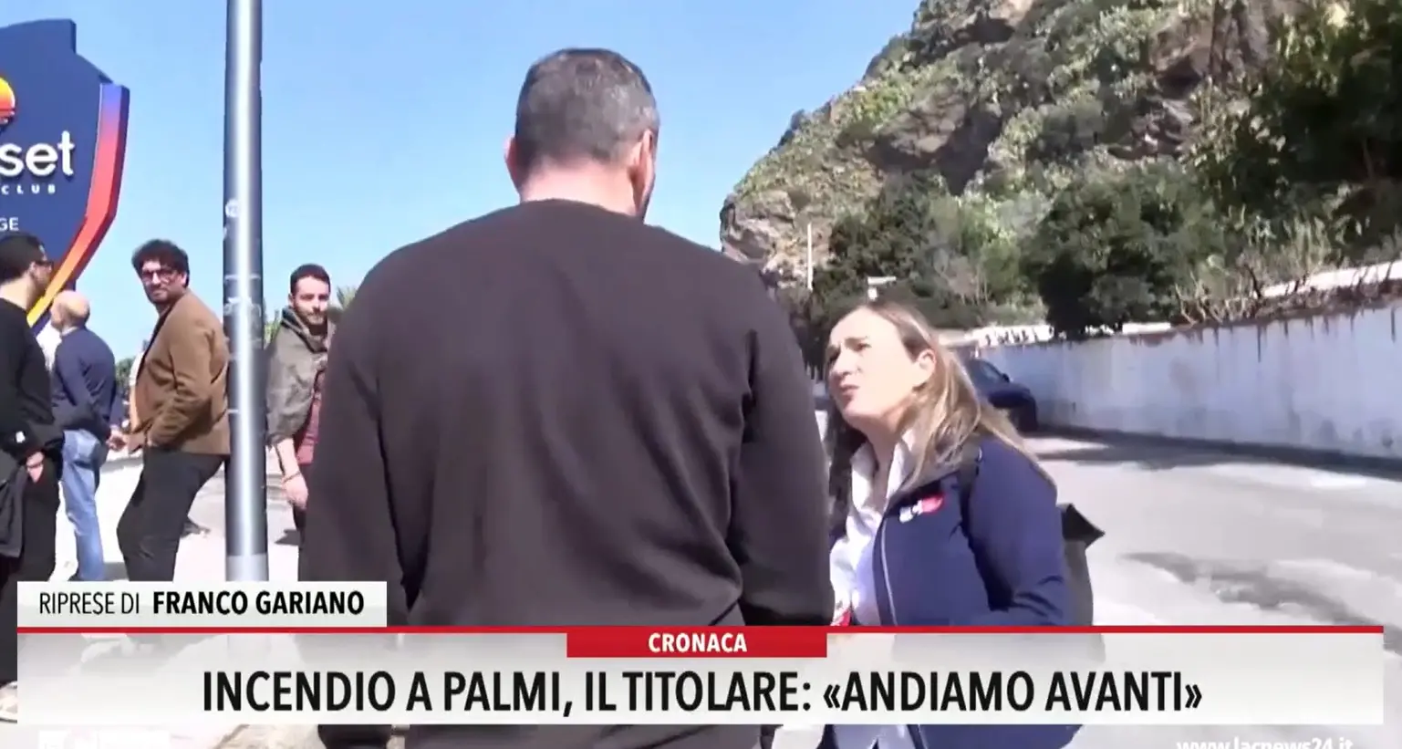 Incendio a Palmi, il titolare: «Andiamo avanti»