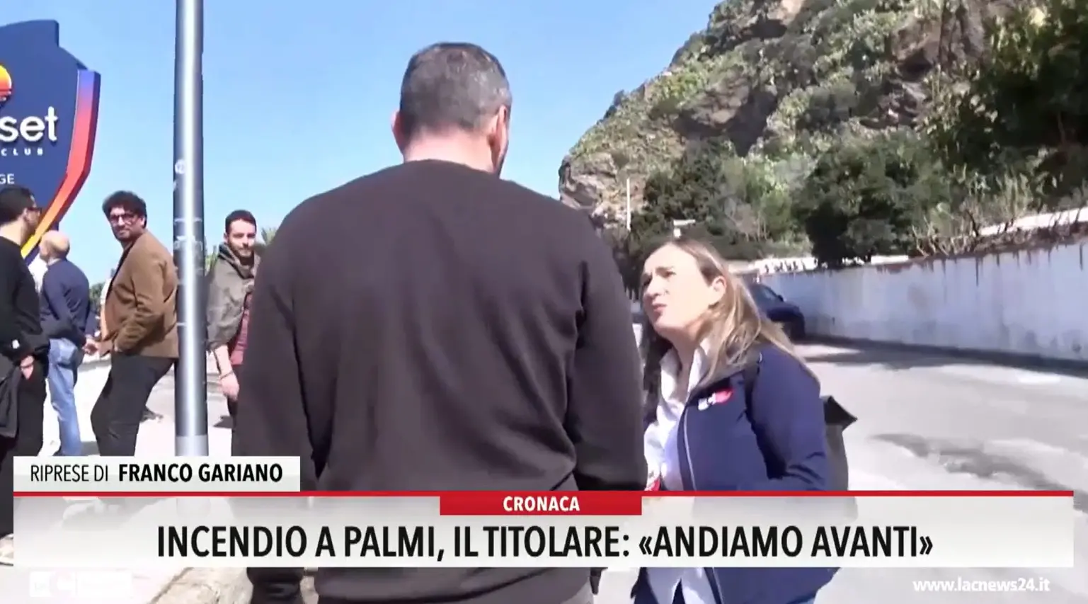 Incendio a Palmi, il titolare: «Andiamo avanti»
