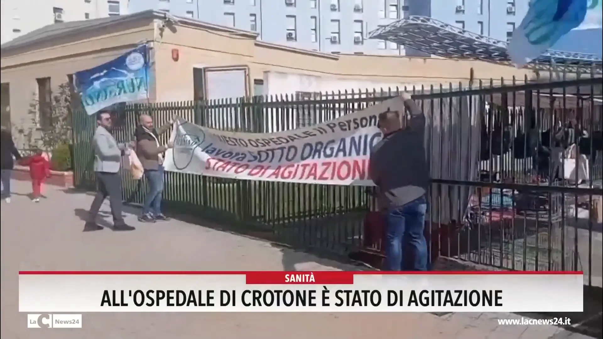All'ospedale di Crotone è stato di agitazione