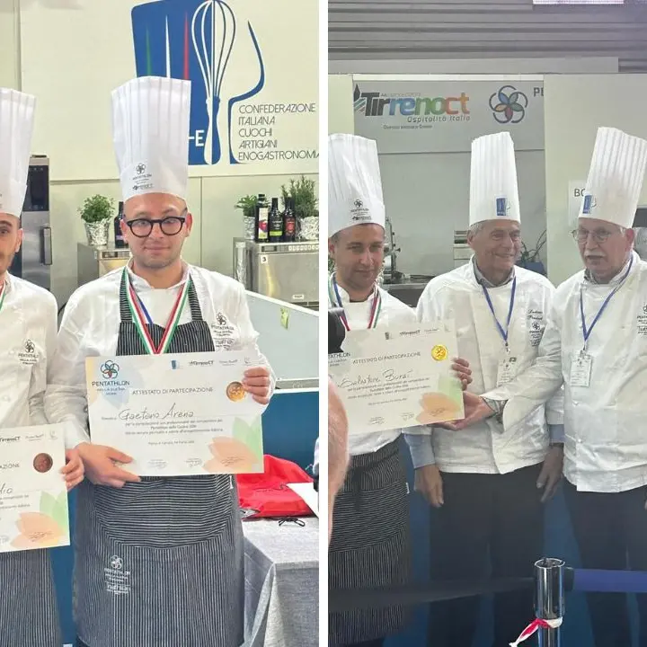 Gli chef vibonesi e i prodotti d’eccellenza calabresi protagonisti al Pentathlon della cucina ospitata a Marina di Carrara\n