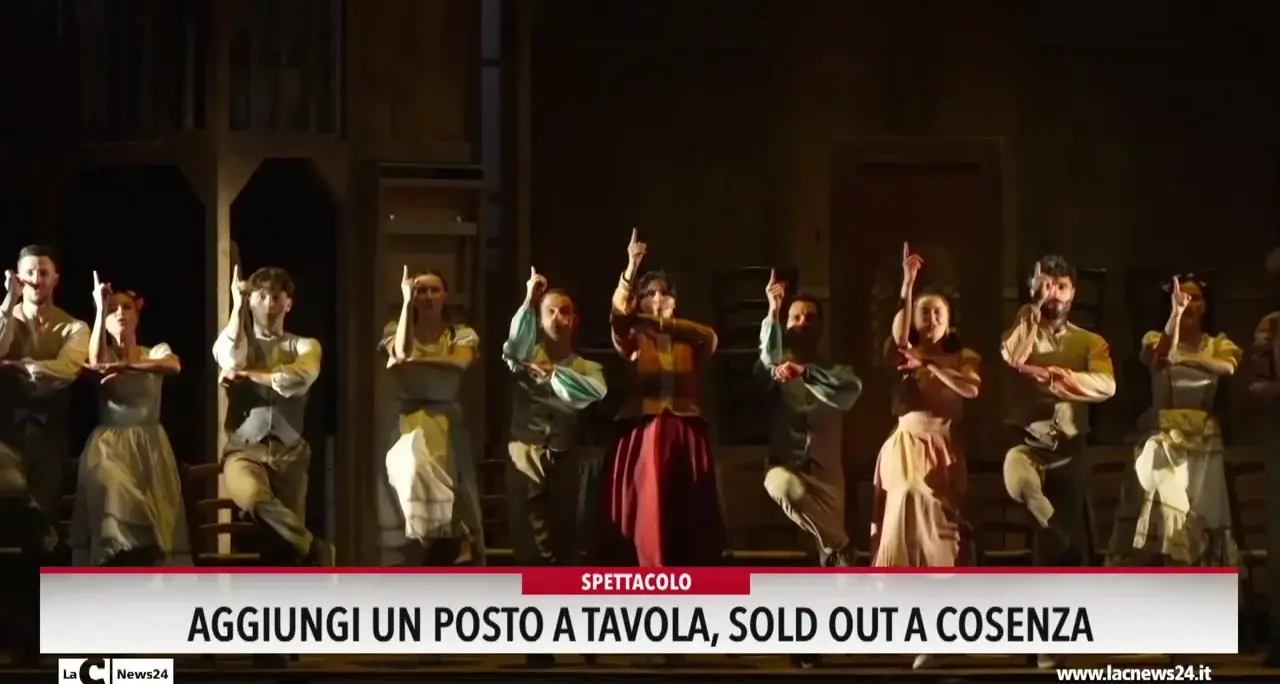 Aggiungi un posto a tavola, sold out a Cosenza