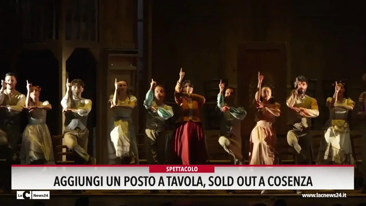 Aggiungi un posto a tavola, sold out a Cosenza