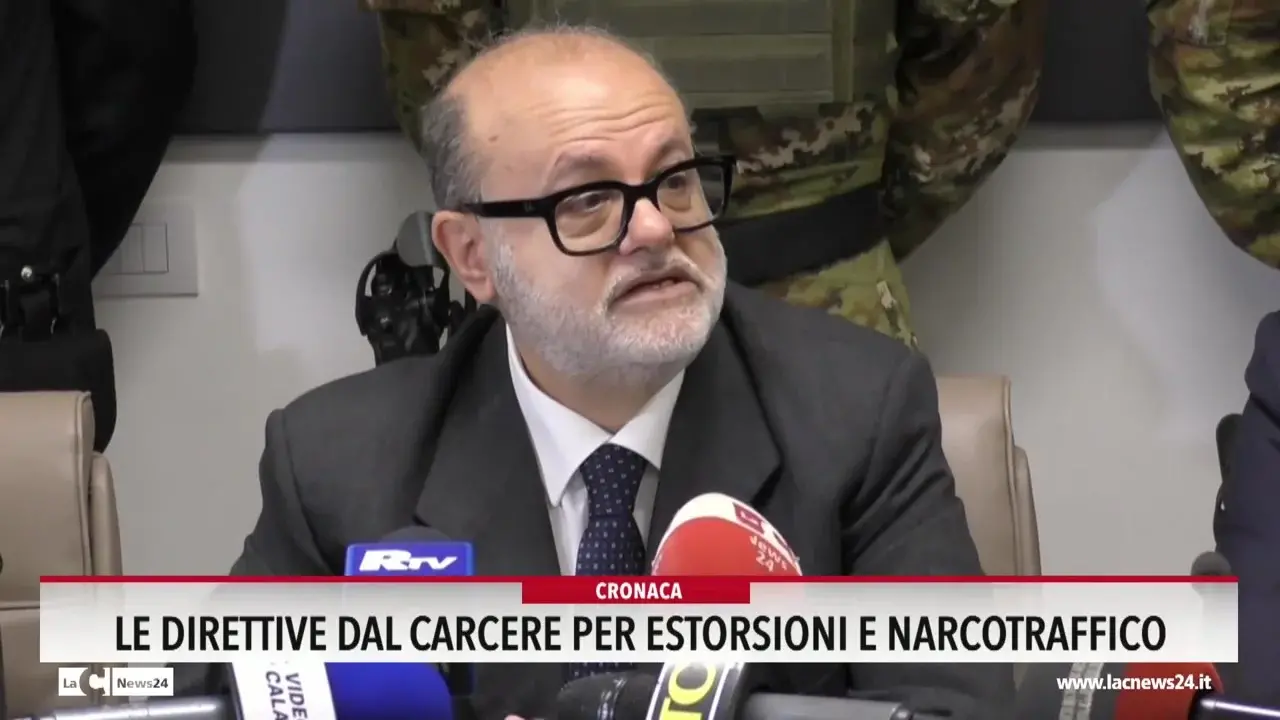 Le direttive dal carcere per estorsione e narcotraffico