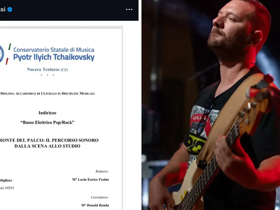 Vasco Rossi celebra sui social la tesi di Paolo Migliore, laureato al Conservatorio di Nocera Terinese