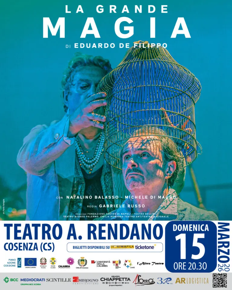 “La grande magia” di Eduardo De Filippo arriva al teatro Rendano di Cosenza\n