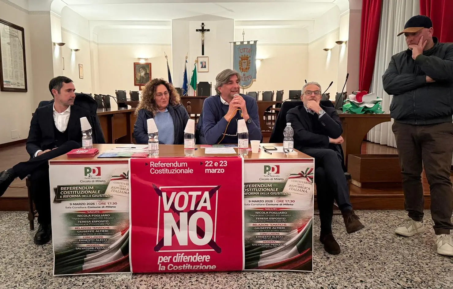 Referendum\u00A0Giustizia, a Mileto l'incontro pubblico del Partito democratico per spiegare le ragioni del No\n