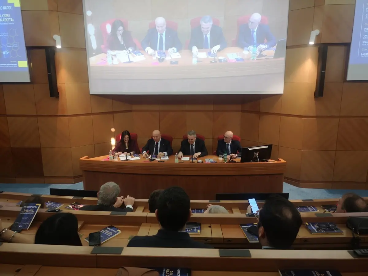 Il sottosegretario Sbarra alla presentazione del libro del vicepresidente nazionale Confapi Francesco Napoli\n