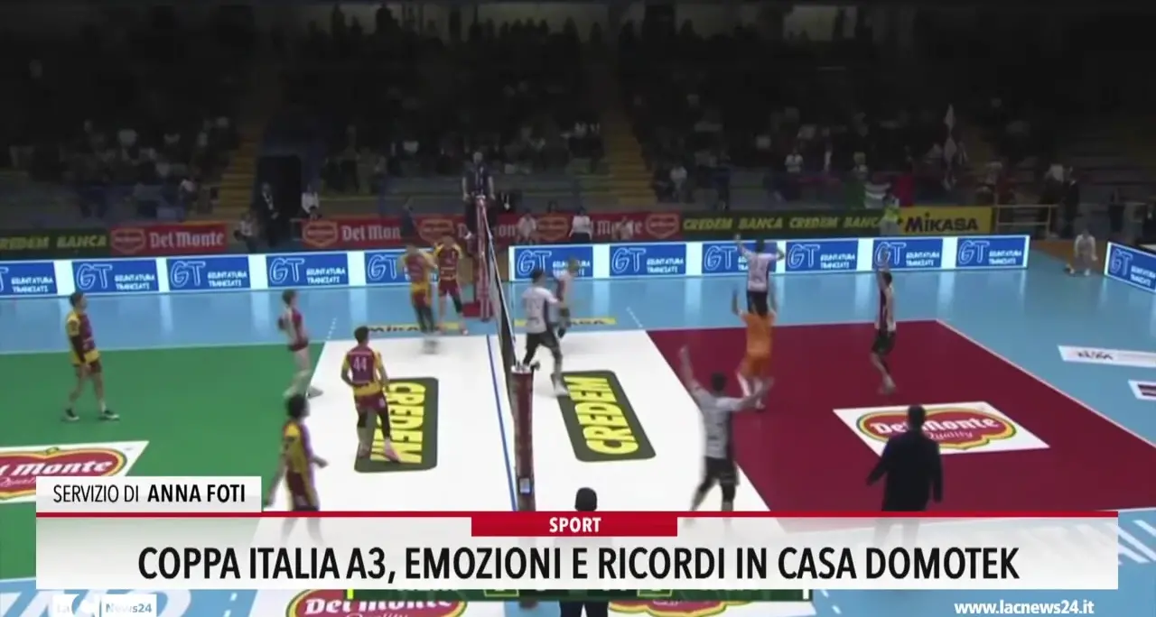 Coppa Italia A3, Emozioni e ricordi in casa Domotek