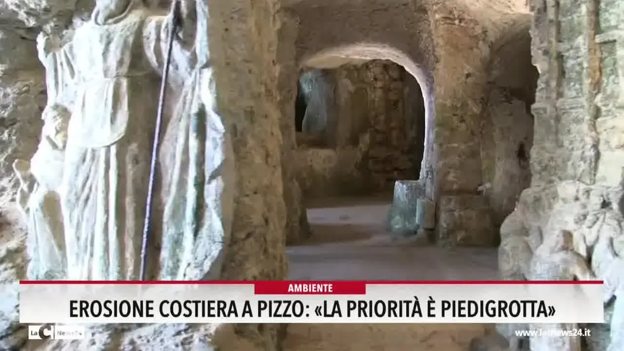 Erosione costiera a Pizzo, la priorità è Piedigrotta