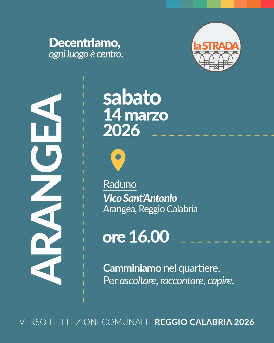 Arangea, il cammino urbano de “La Strada” per riportare il bergamotto al centro della visione di Reggio\n
