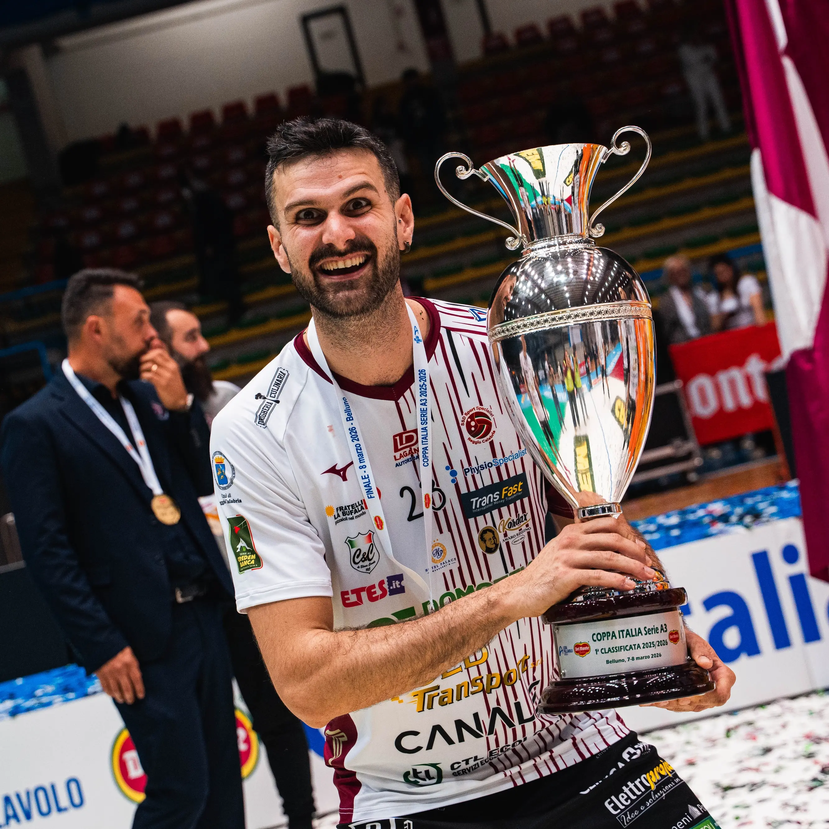 <p>Da “campione del Nord” a reggino d’adozione: Lazzaretto racconta la Coppa Italia della Domotek</p>