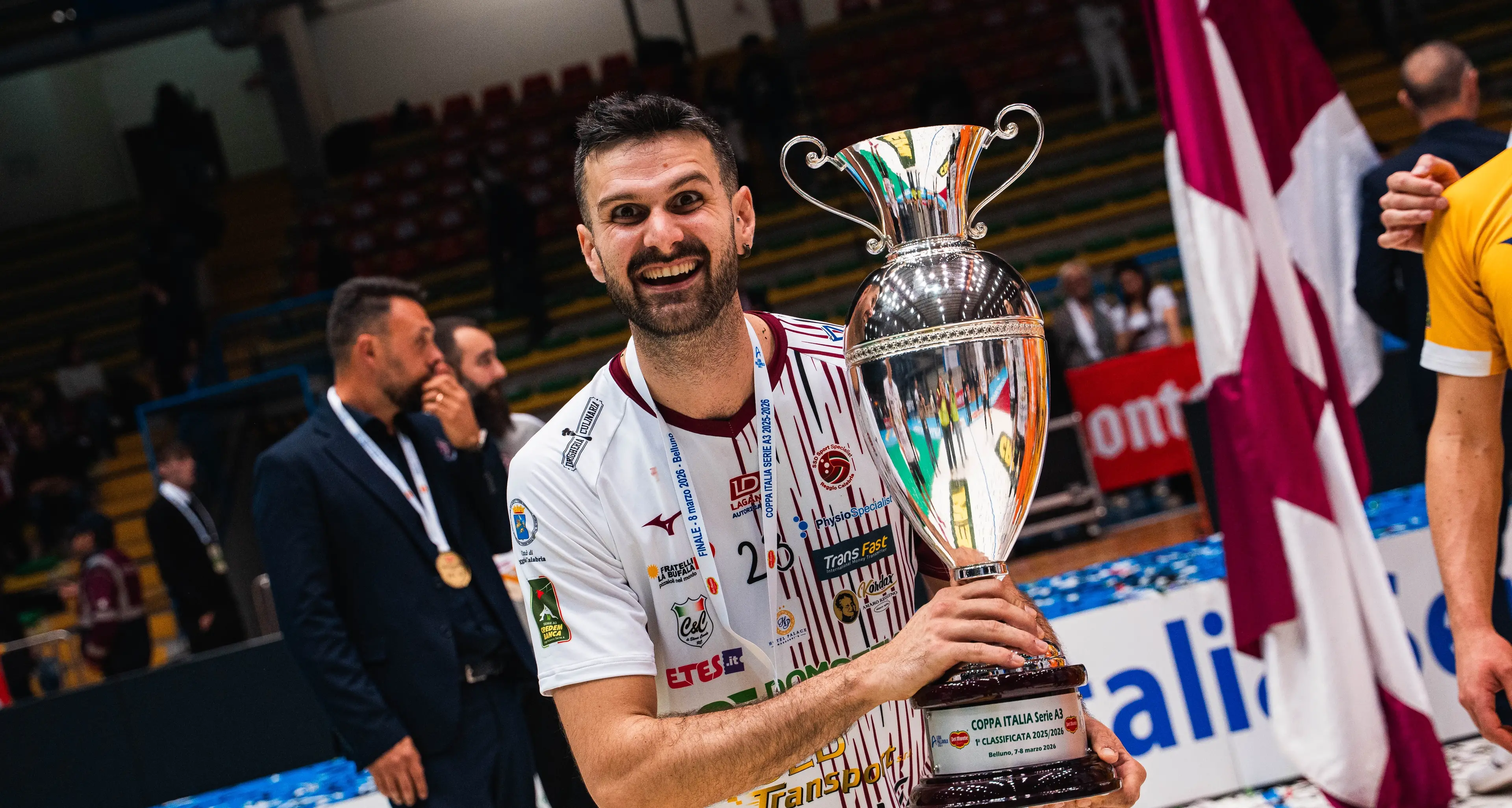 <p>Da “campione del Nord” a reggino d’adozione: Lazzaretto racconta la Coppa Italia della Domotek</p>