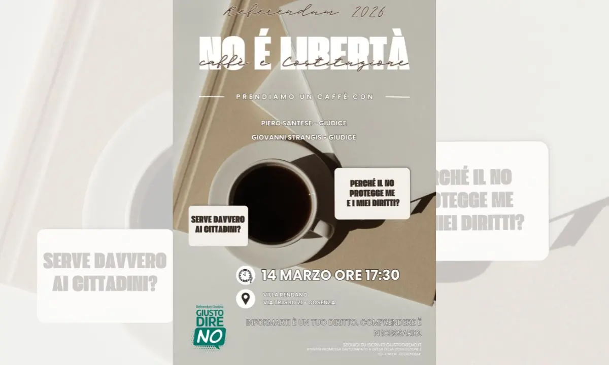 Separazione delle carriere, a Cosenza incontro del comitato per il No\n