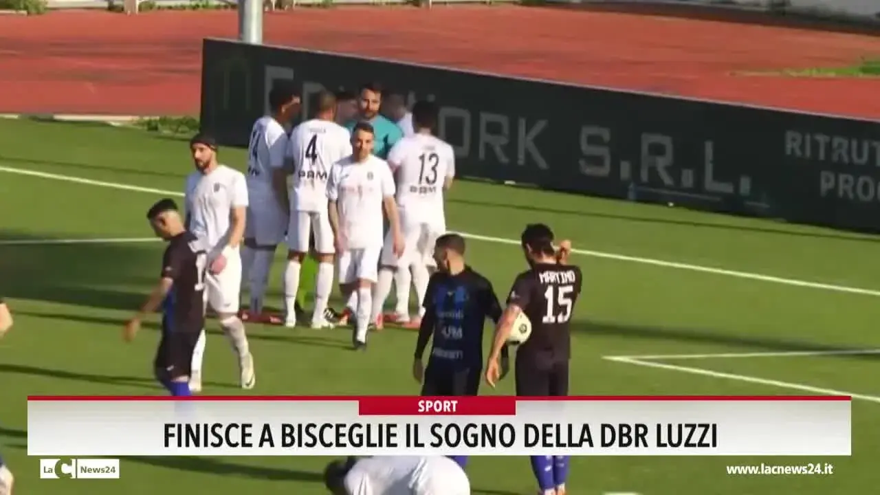 Finisce a Bisceglie il sogno della DB Rossoblù Luzzi