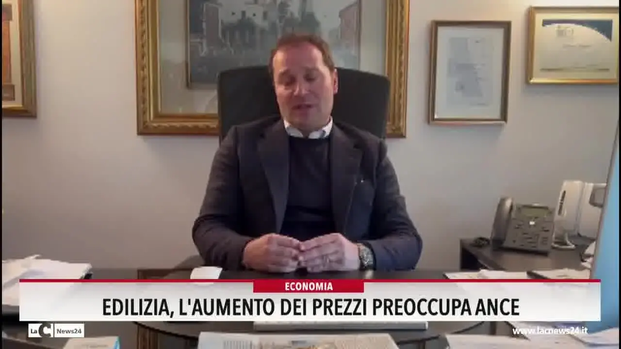 Edilizia, l'aumento dei prezzi preoccupa Ance Calabria