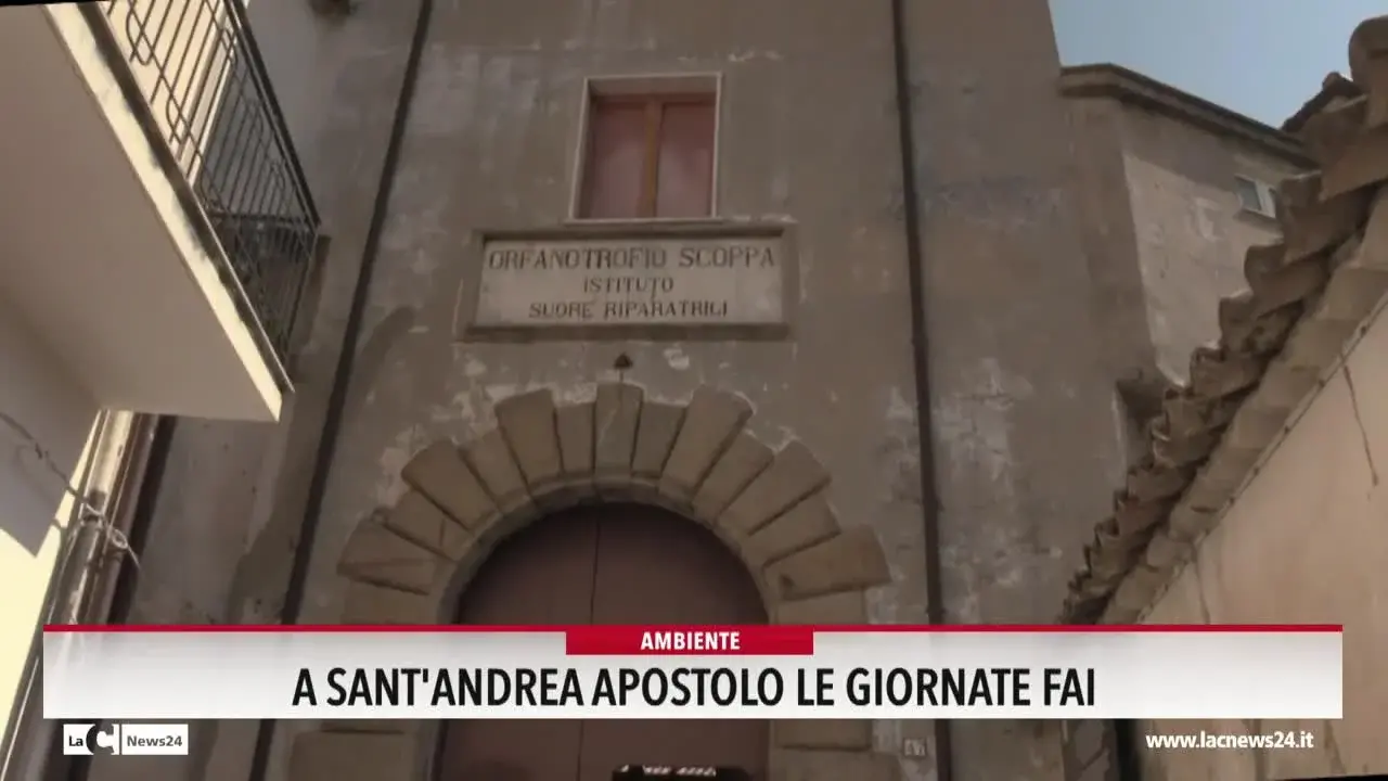 A Sant'Andrea apostolo le giornate Fai