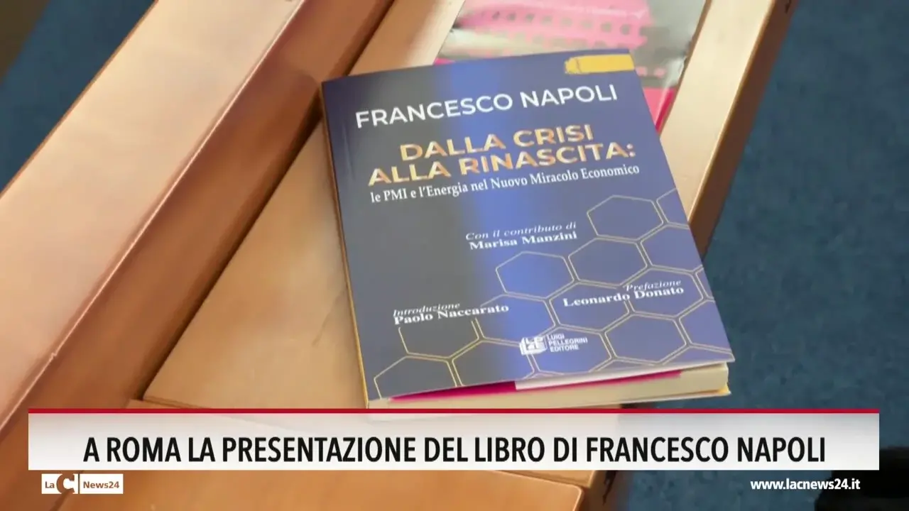 A Roma la presentazione del libro di Francesco Napoli