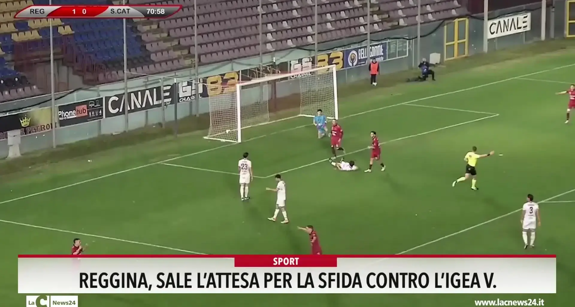 Reggina, sale l'attesa per la sfida contro l'Igea V.