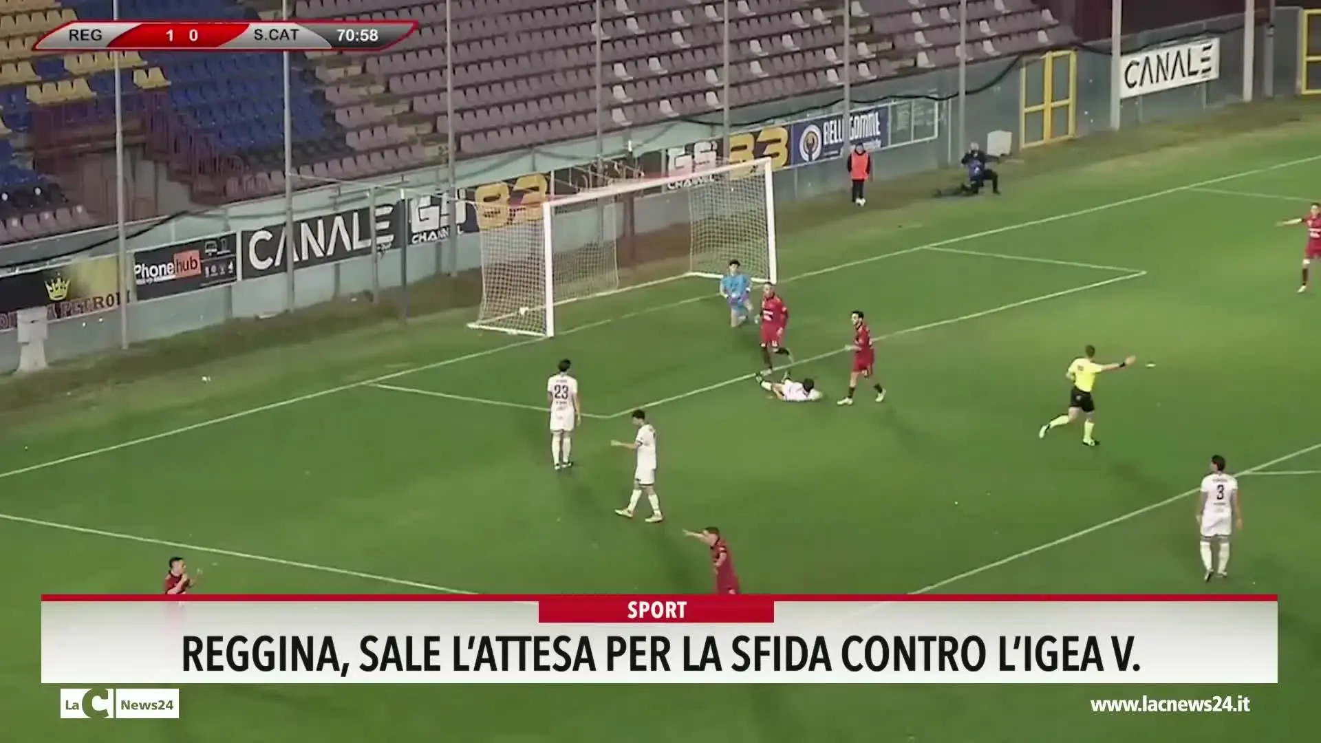 Reggina, sale l'attesa per la sfida contro l'Igea V.