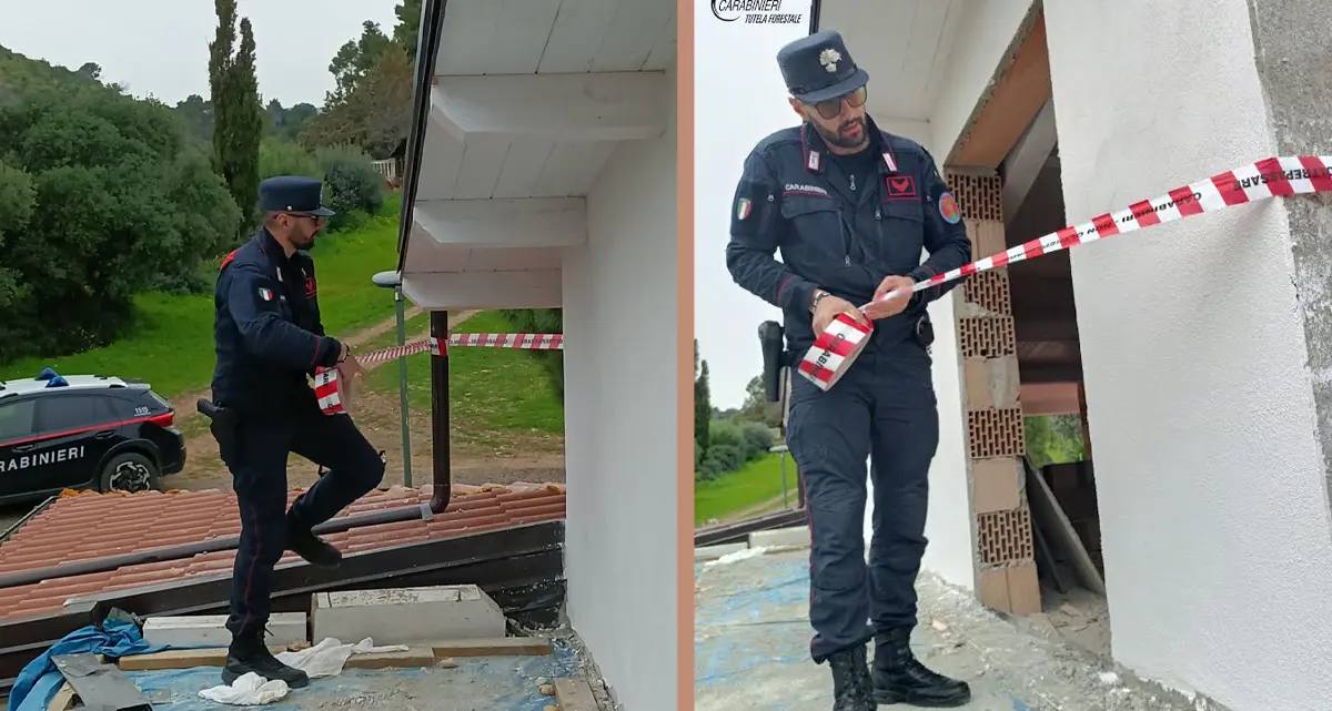Sequestrato un cantiere abusivo ad Amendolara: intervento dei Carabinieri Forestali\n