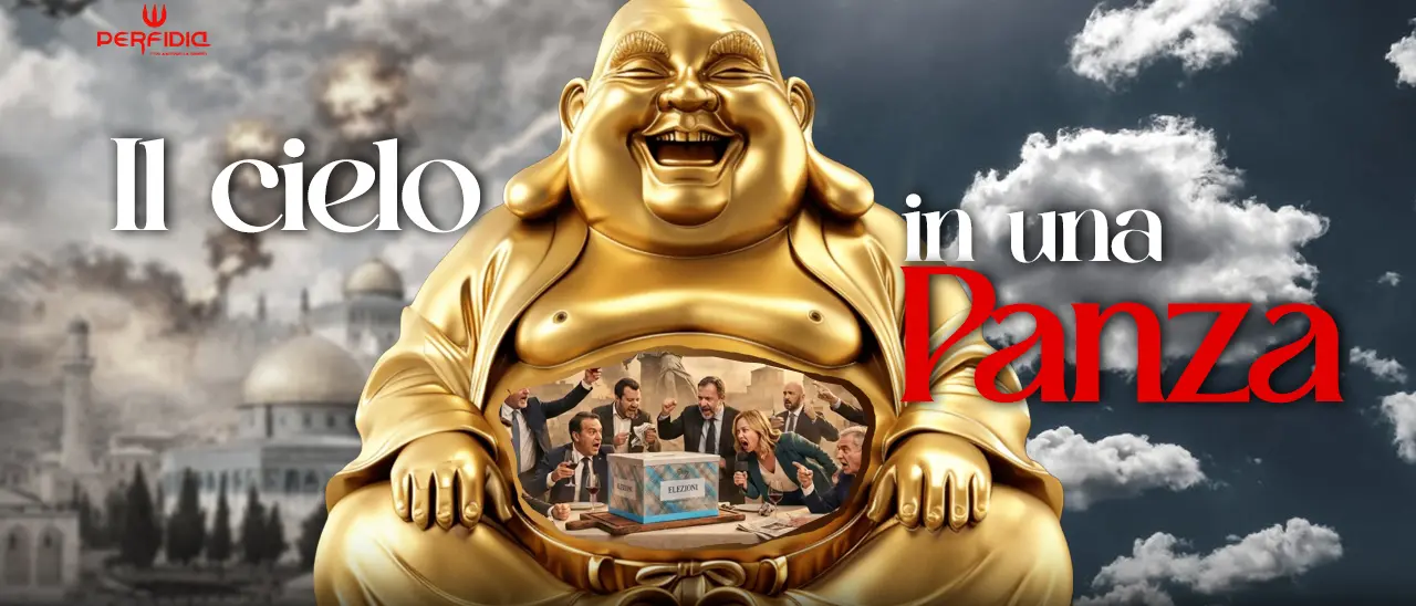 Il cielo in una panza,\u00A0Perfidia mette ordine nello sbraco di opinioni tra referendum e guerra\n