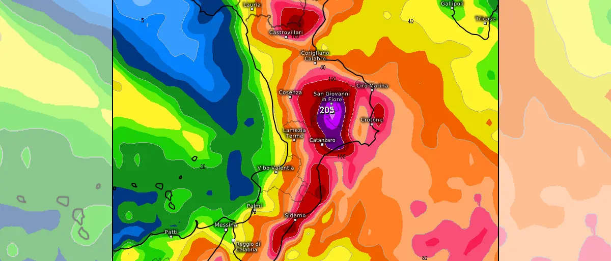 Meteo Cosenza, in arrivo una nuova ondata temporalesca che interesserà lo Ionio