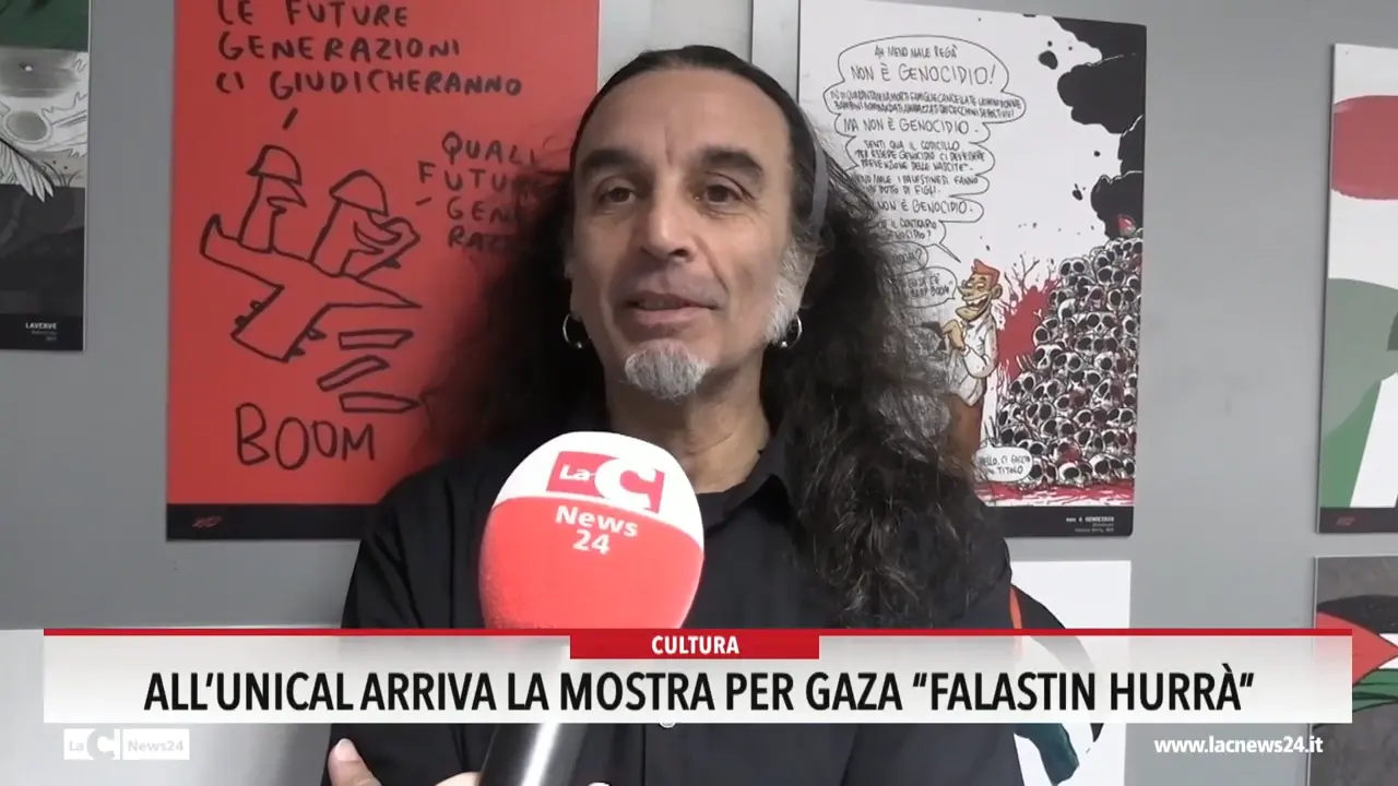 All'Unical la mostra per Gaza \"Falastin Hurrà\"