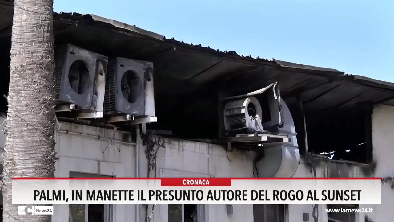 Palmi, in manette il presunto autore del rogo al Sunset