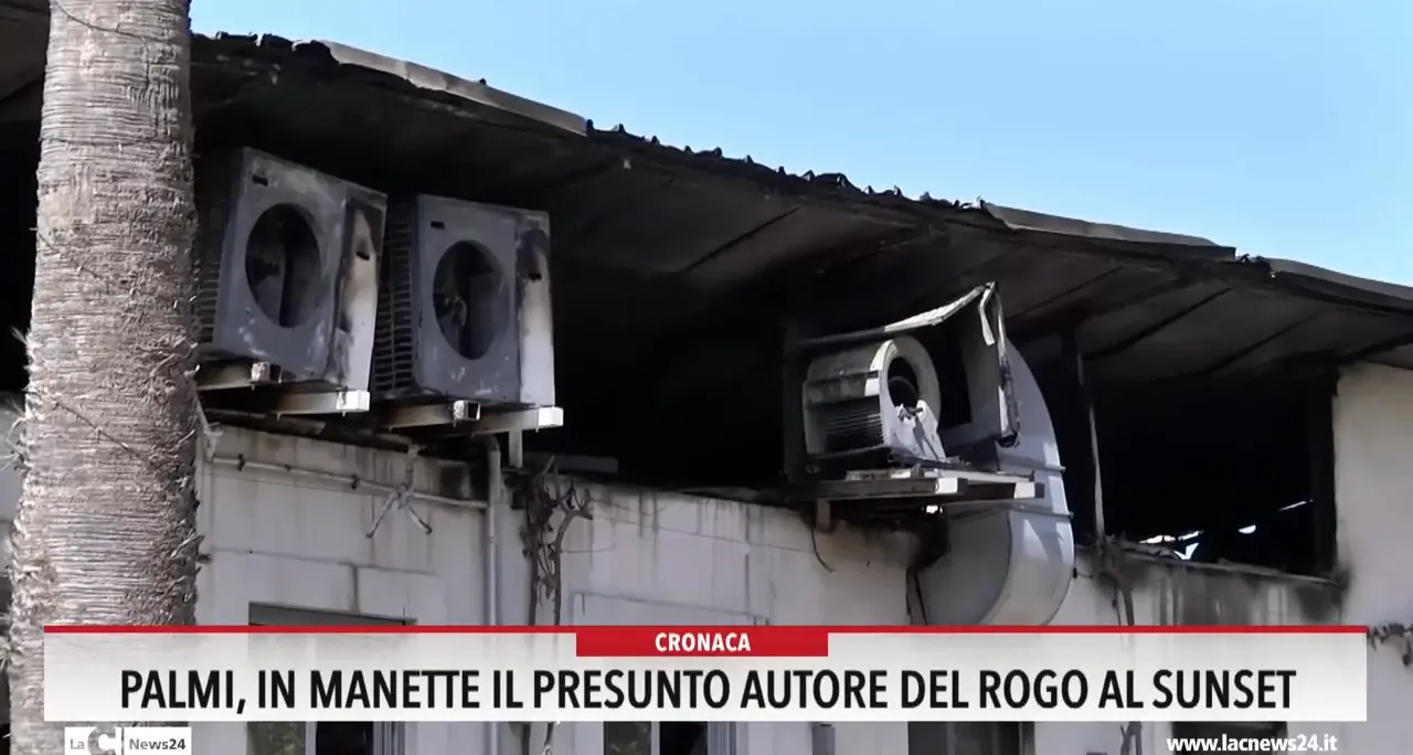Palmi, in manette il presunto autore del rogo al Sunset