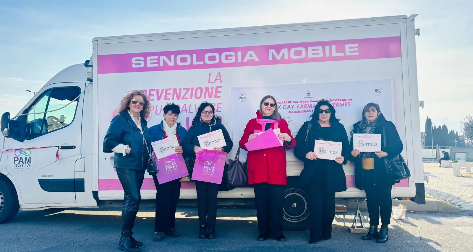 Prevenzione e partecipazione, a Reggio\u00A0la Carovana Rosa di PAM Italia ha portato\u00A0due giornate di screening gratuiti\n