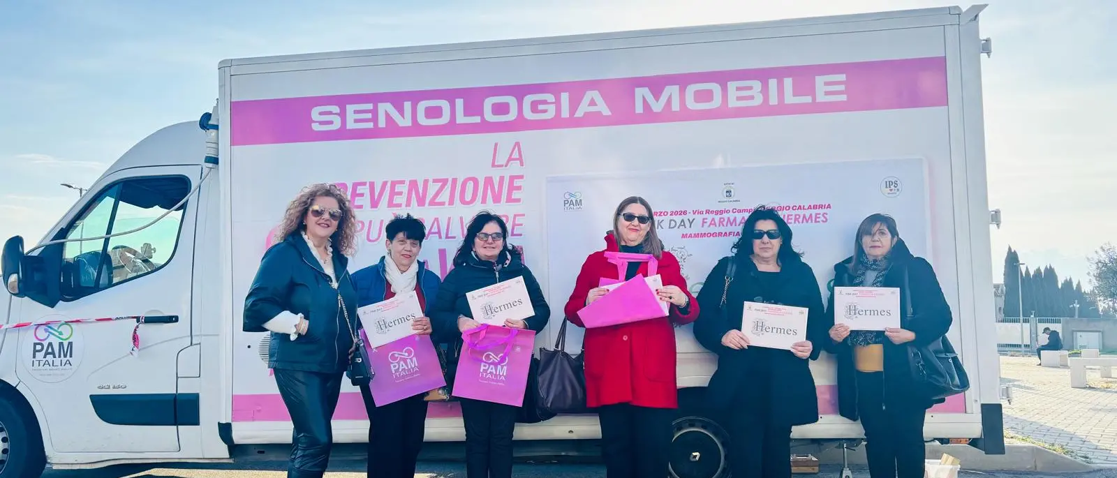 Prevenzione e partecipazione, a Reggio\u00A0la Carovana Rosa di PAM Italia ha portato\u00A0due giornate di screening gratuiti\n