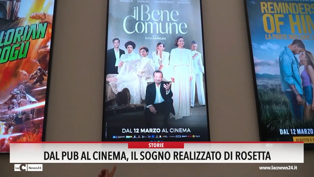 Dal pub al cinema, il sogno realizzato di Rosetta