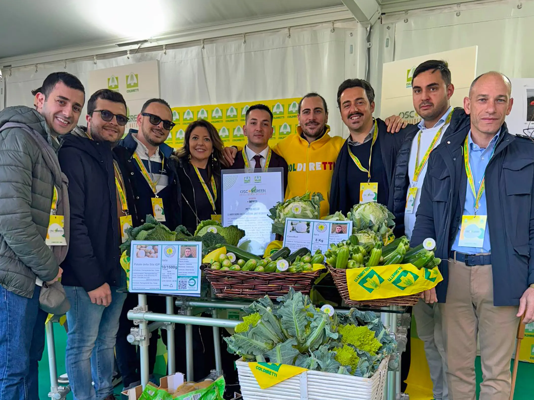 Oscar Green Coldiretti, Calabria sul podio: premio nazionale alla cooperativa Pianogrande di Decollatura\n