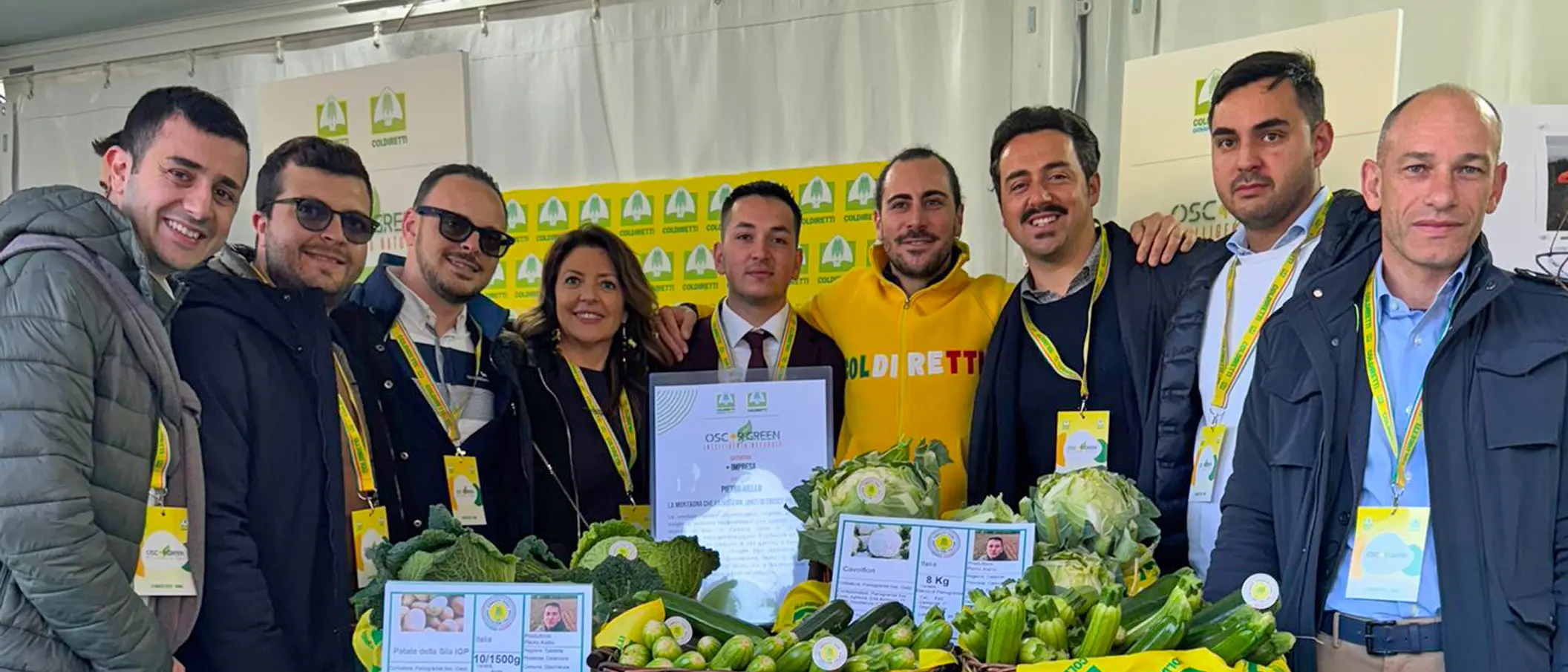 Oscar Green Coldiretti, Calabria sul podio: premio nazionale alla cooperativa Pianogrande di Decollatura\n