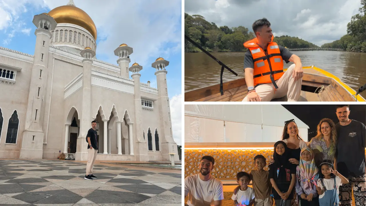 Un calabrese\u00A0nel Paese che nessuno conosce: il Sultanato del Brunei, tra moschee in oro, giungla e città galleggianti\n
